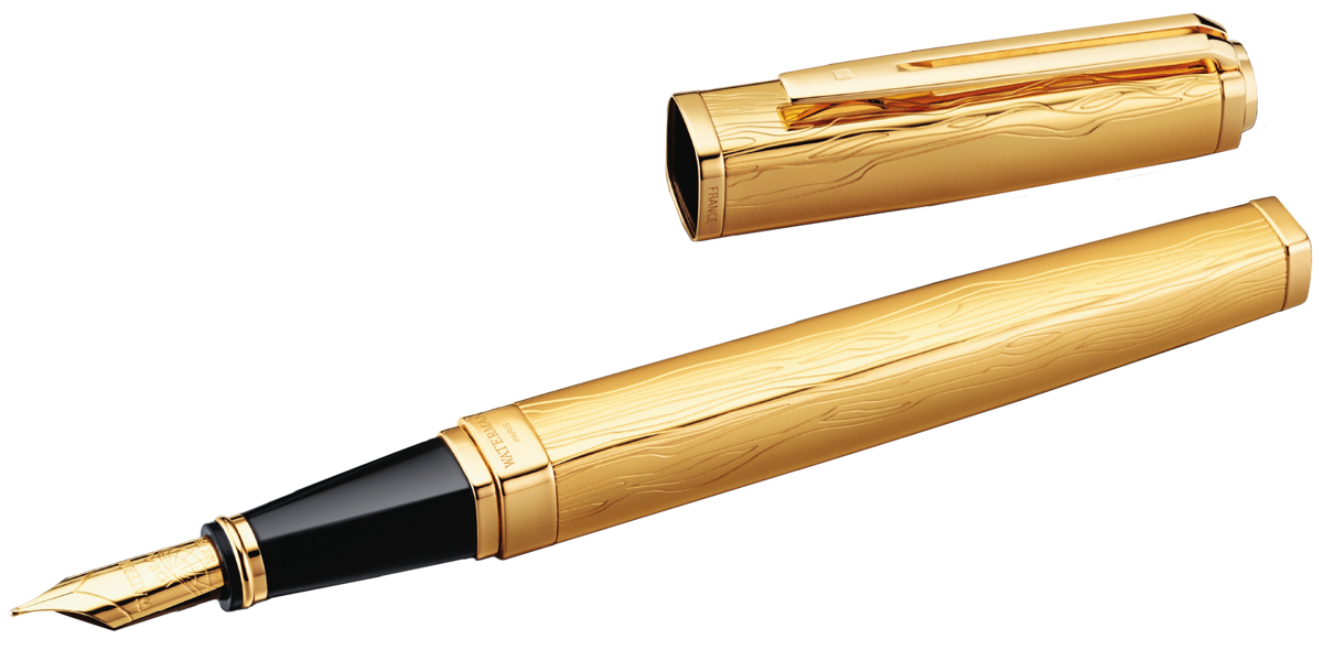 Gold Pen and lid | Waterman Pens SA | Unique Premium Pen Ranges