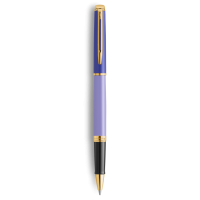 WATERMAN Hemisphere Rollerball Pen - Purple Gold Trim - Image 2