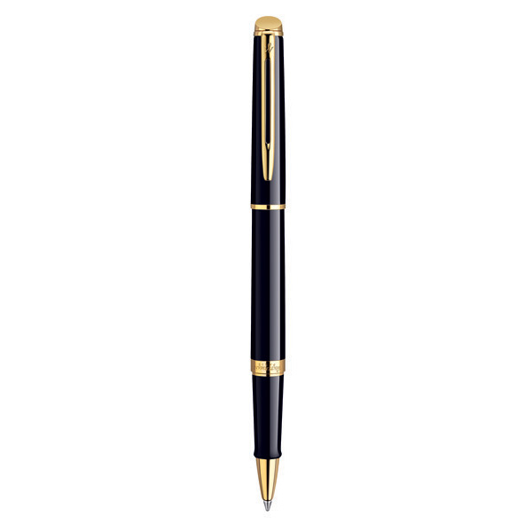 WATERMAN Hemisphere Rollerball Pen - Mars Lacquer Black Gold