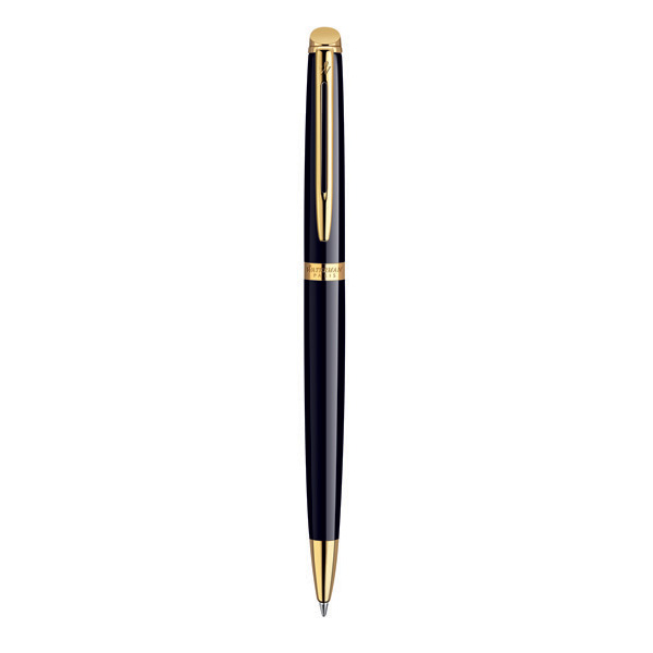 WATERMAN Hemisphere Ballpoint Pen - Mars Lacquer Black Gold